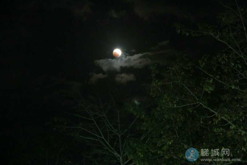 昨晚的超级月亮！
