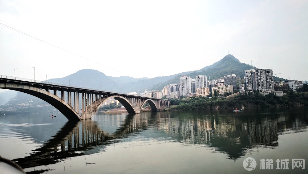 云阳双江大桥，水位上至175之后的美丽风光！