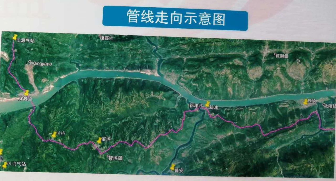 云阳县复兴社区,跨越长江进入 盘龙街道,凤鸣镇,宝坪镇,龙角镇,故陵镇